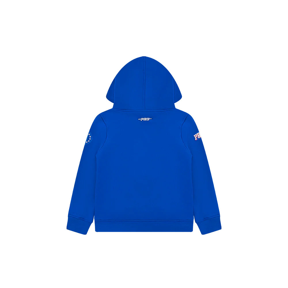 NBA PHILADELPHIA 76ERS CLASSIC TODDLER BOYS FLEECE PULLOVER HOODIE (ROYAL BLUE) - Image 4