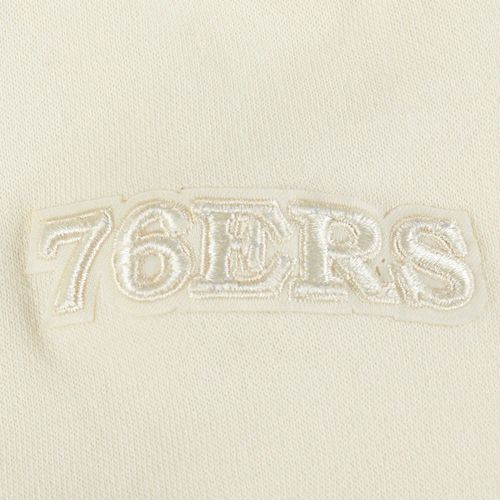 NBA PHILADELPHIA 76ERS NEUTRAL TODDLER BOYS FLEECE PULLOVER HOODIE (EGGSHELL) - Image 6