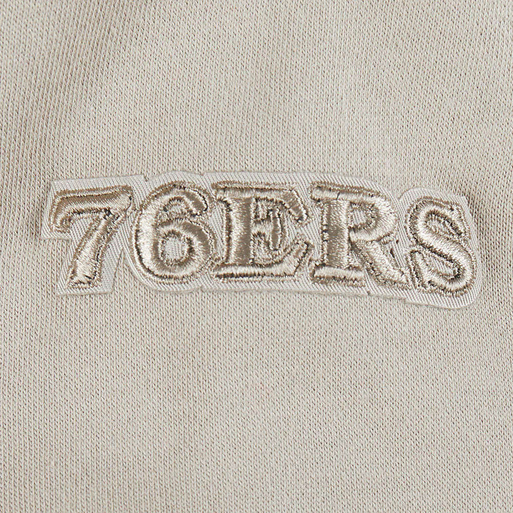 NBA PHILADELPHIA 76ERS NEUTRAL TODDLER BOYS FLEECE PULLOVER HOODIE (TAUPE) - Image 6