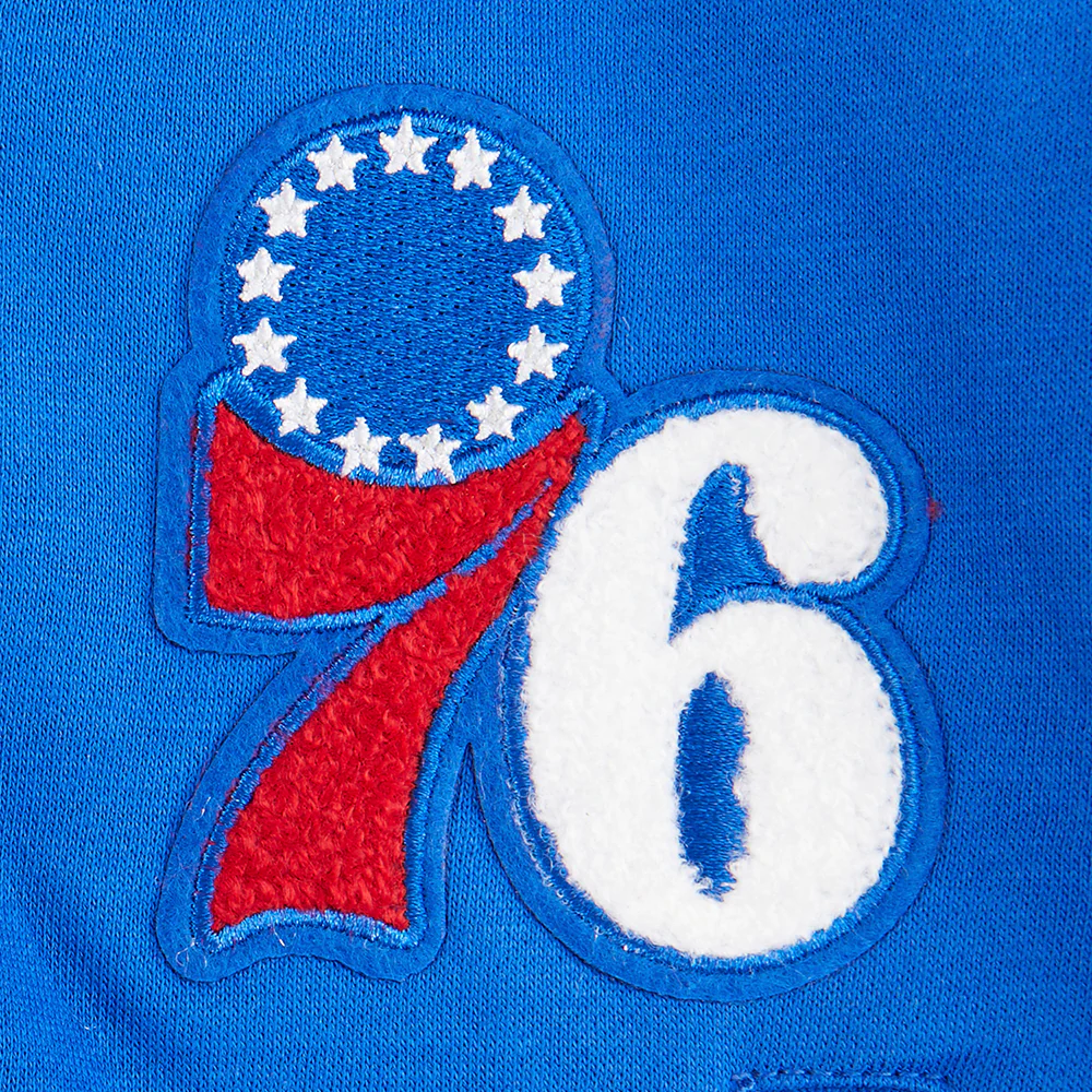 NBA PHILADELPHIA 76ERS CLASSIC TODDLER GIRLS  FLEECE FULL ZIP HOODIE (ROYAL BLUE) - Image 7