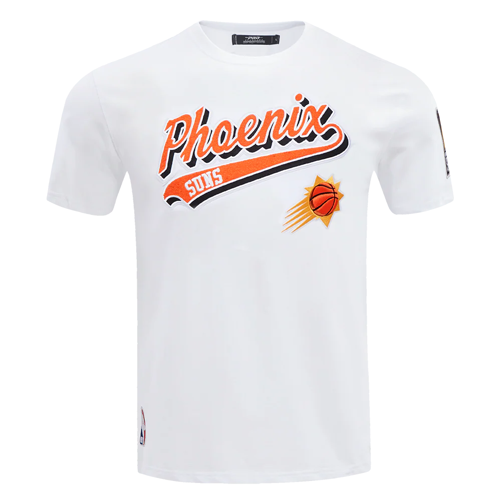NBA PHOENIX SUNS SCRIPT TAIL MEN'S TEE (WHITE)