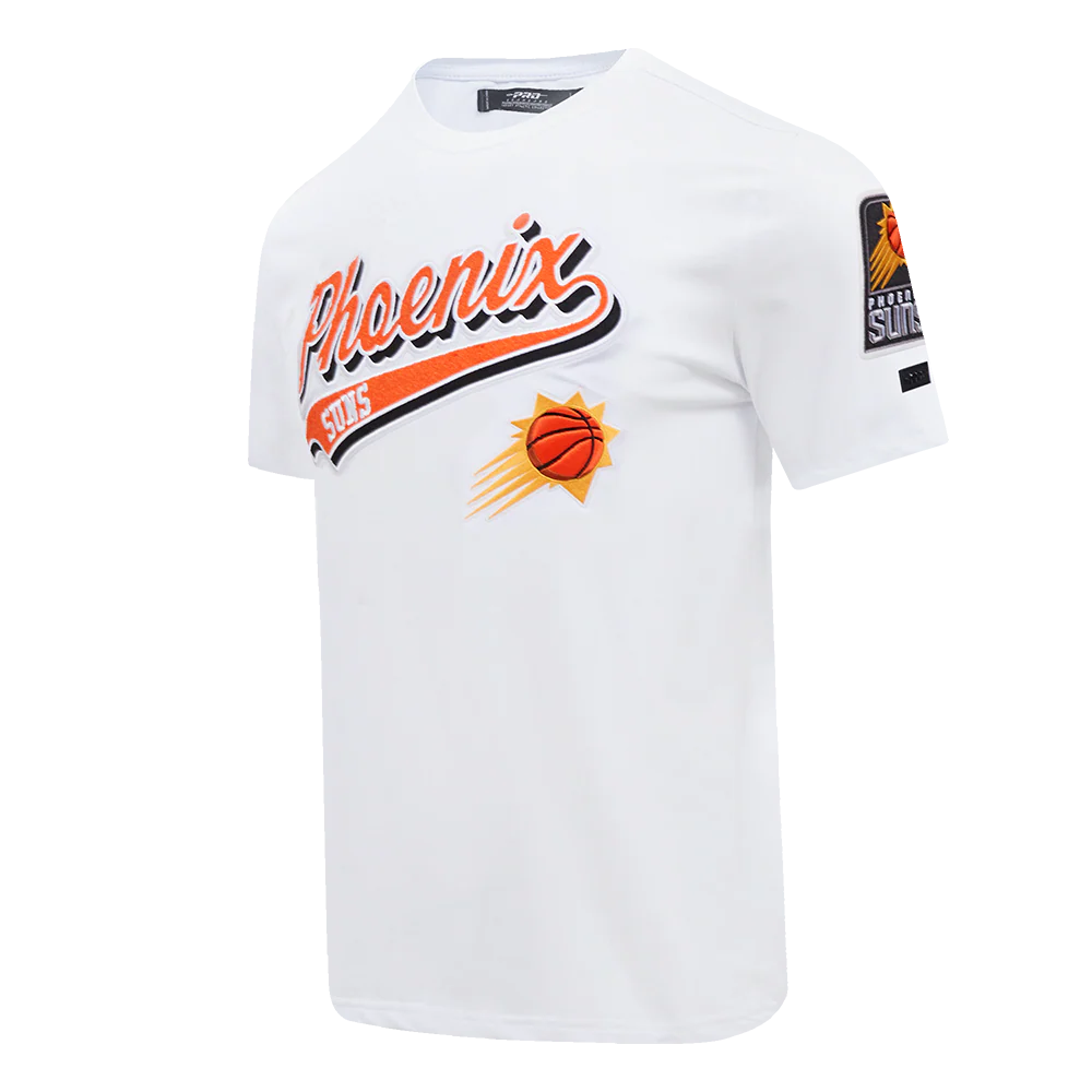NBA PHOENIX SUNS SCRIPT TAIL MEN'S TEE (WHITE) - Image 2