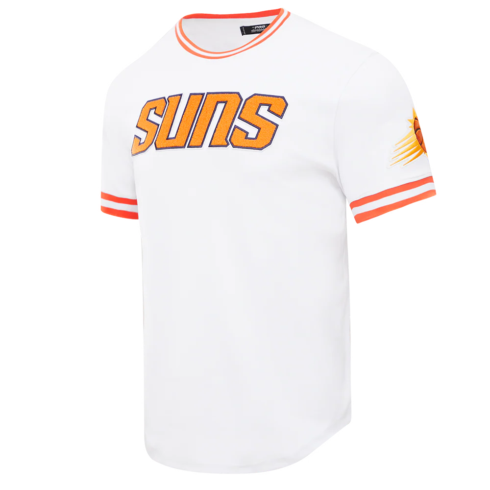 NBA PHOENIX SUNS CLASSIC CHENILLE MEN'S TEE (WHITE) - Image 4