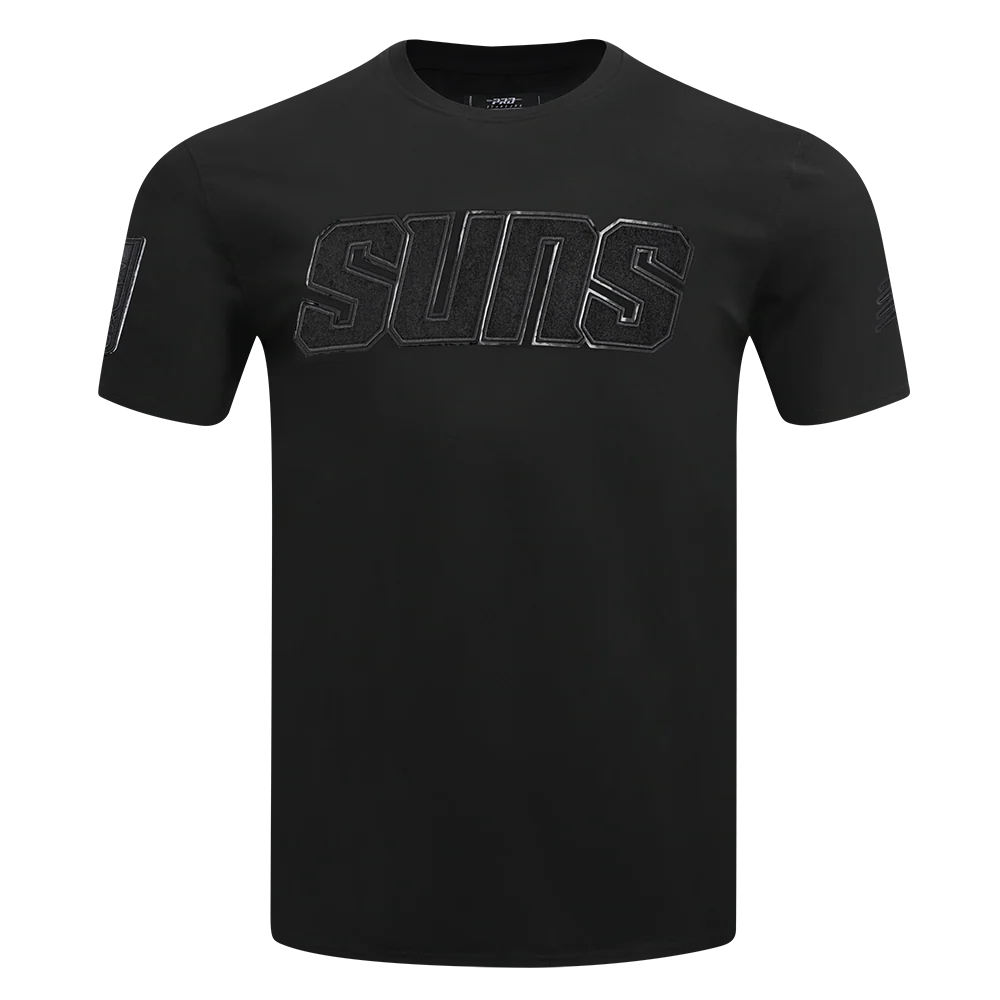NBA PHOENIX SUNS TRIPLE BLACK LOGO PRO TEAM MEN'S TEE (TRIPLE BLACK) - Image 3