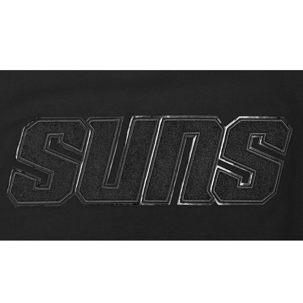 NBA PHOENIX SUNS TRIPLE BLACK LOGO PRO TEAM MEN'S TEE (TRIPLE BLACK) - Image 9