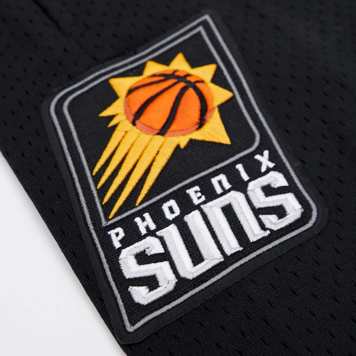 NBA PHOENIX SUNS LOGO MEN'S MESH SHORT (BLACK) - Image 4