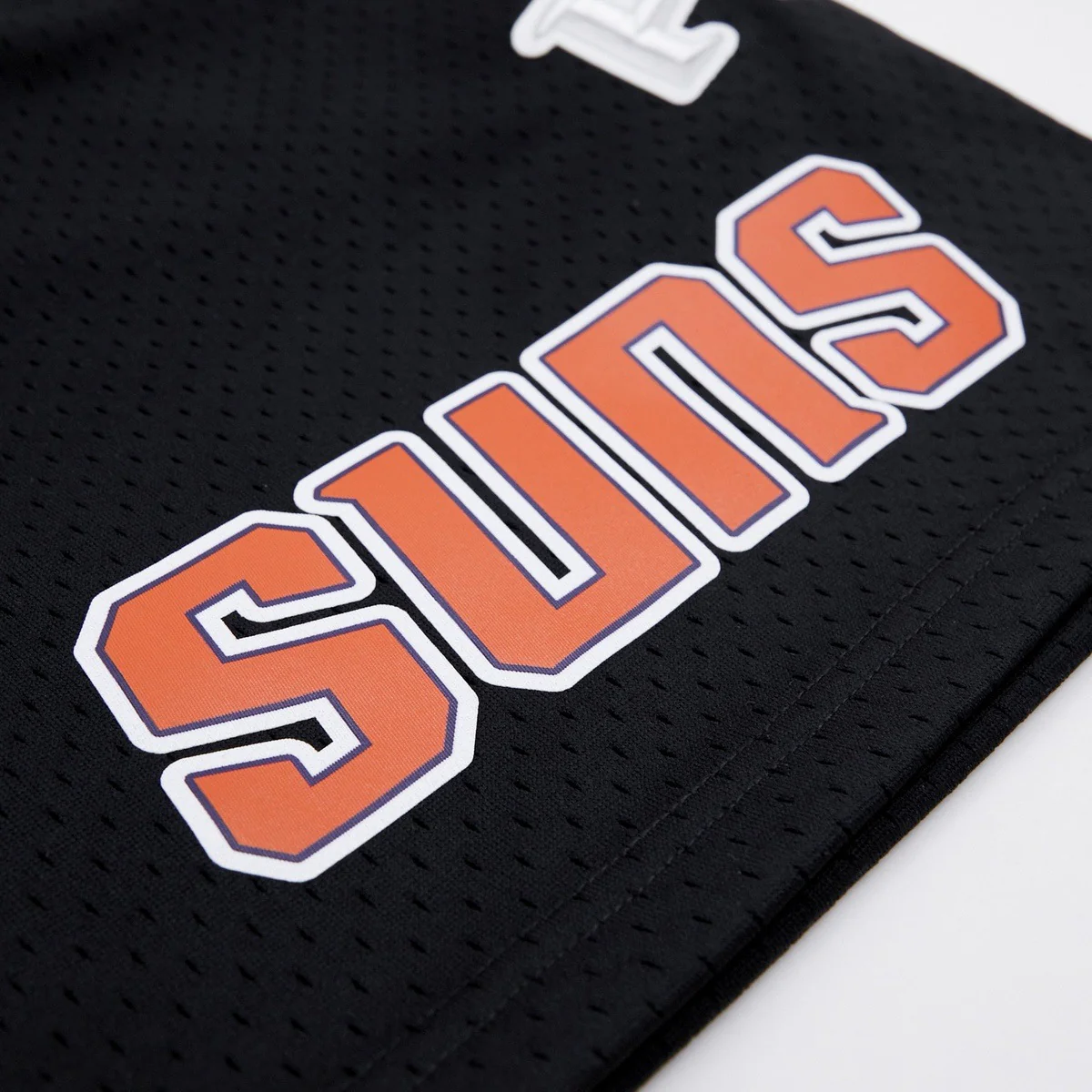 NBA PHOENIX SUNS LOGO MEN'S MESH SHORT (BLACK) - Image 6
