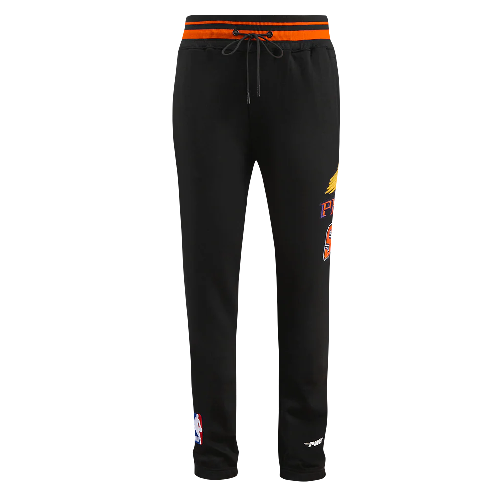 NBA PHOENIX SUNS RETRO CLASSIC MEN'S SWEATPANT (BLACK/ORANGE) - Image 2