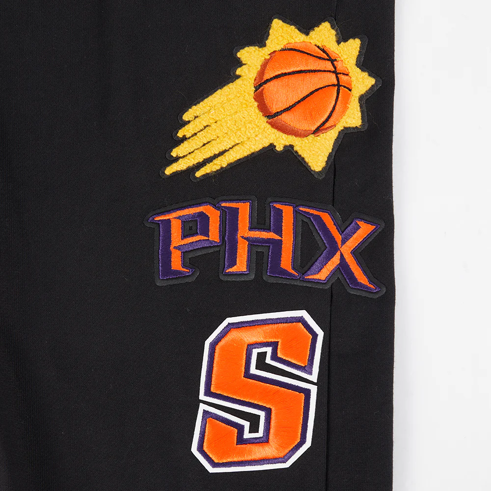 NBA PHOENIX SUNS RETRO CLASSIC MEN'S SWEATPANT (BLACK/ORANGE) - Image 5