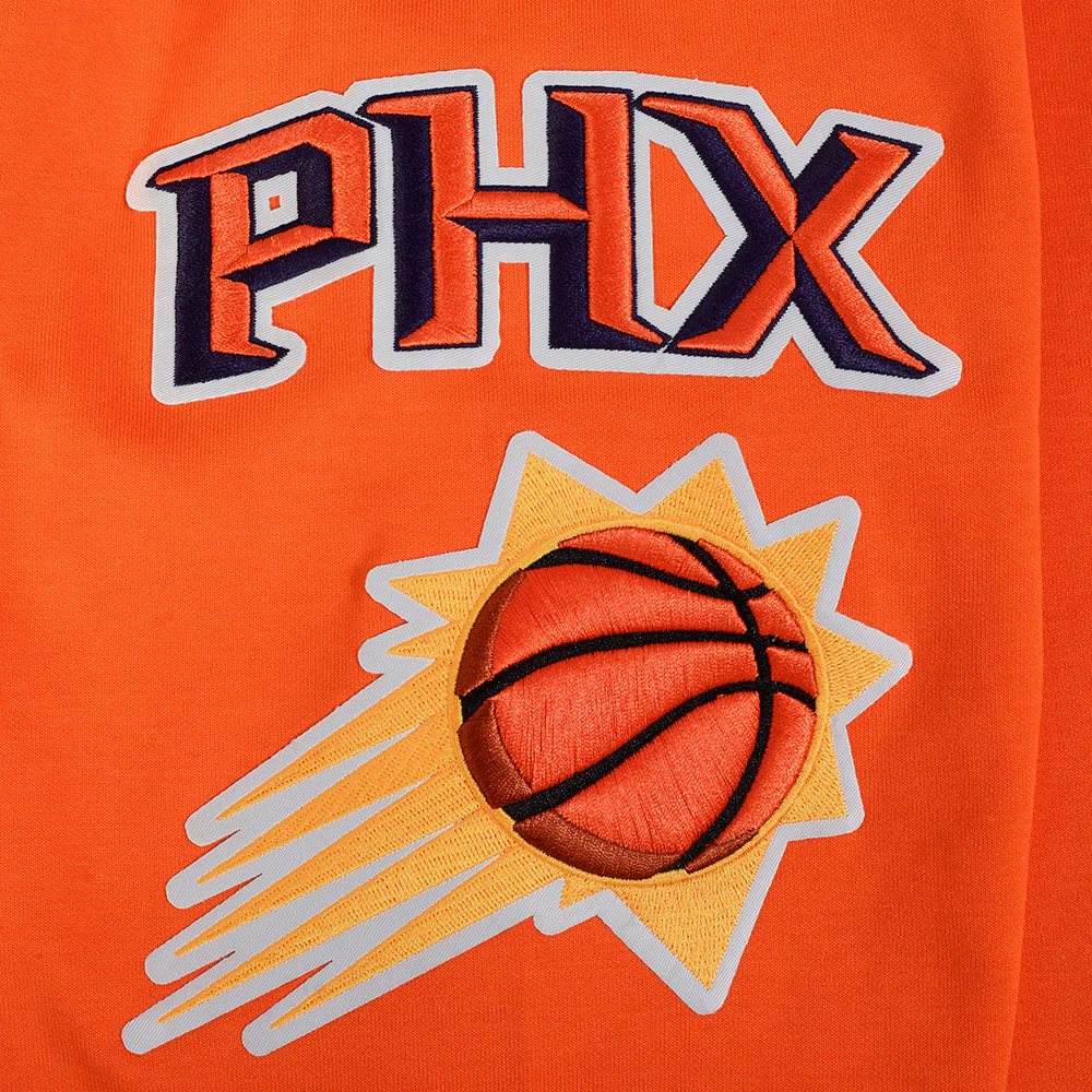 NBA PHOENIX SUNS CLASSIC CHENILLE MEN'S PULLOVER HOODIE (ORANGE) - Image 6