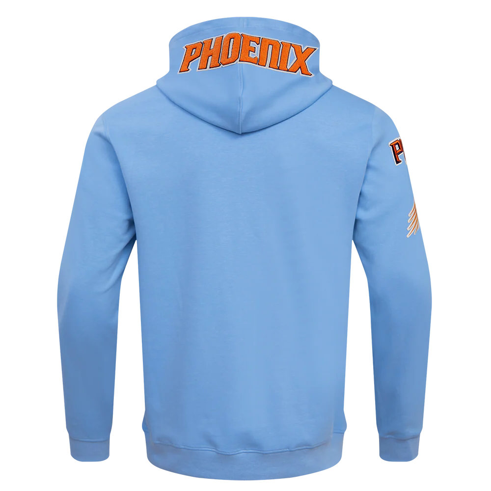 NBA PHOENIX SUNS CLASSIC CHENILLE MEN'S PULLOVER HOODIE (UNIVERSITY BLUE) - Image 4