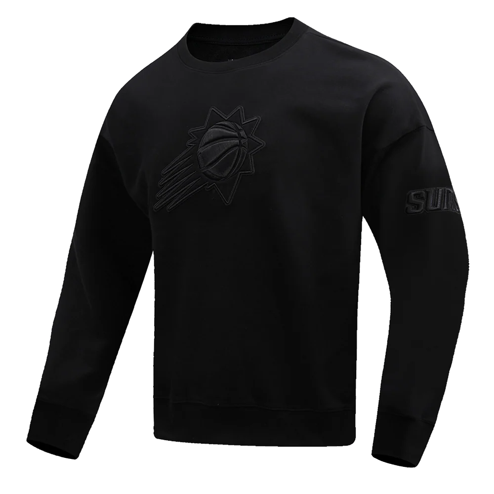 NBA PHOENIX SUNS NEUTRAL DROP SHOULDER MEN'S CREWNECK (BLACK) - Image 4