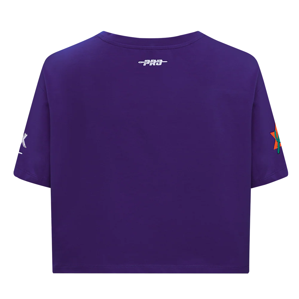 NBA PHOENIX SUNS CITY EDITION 24-25 WOMEN'S SJ BOXY TEE (PURPLE) - Image 3
