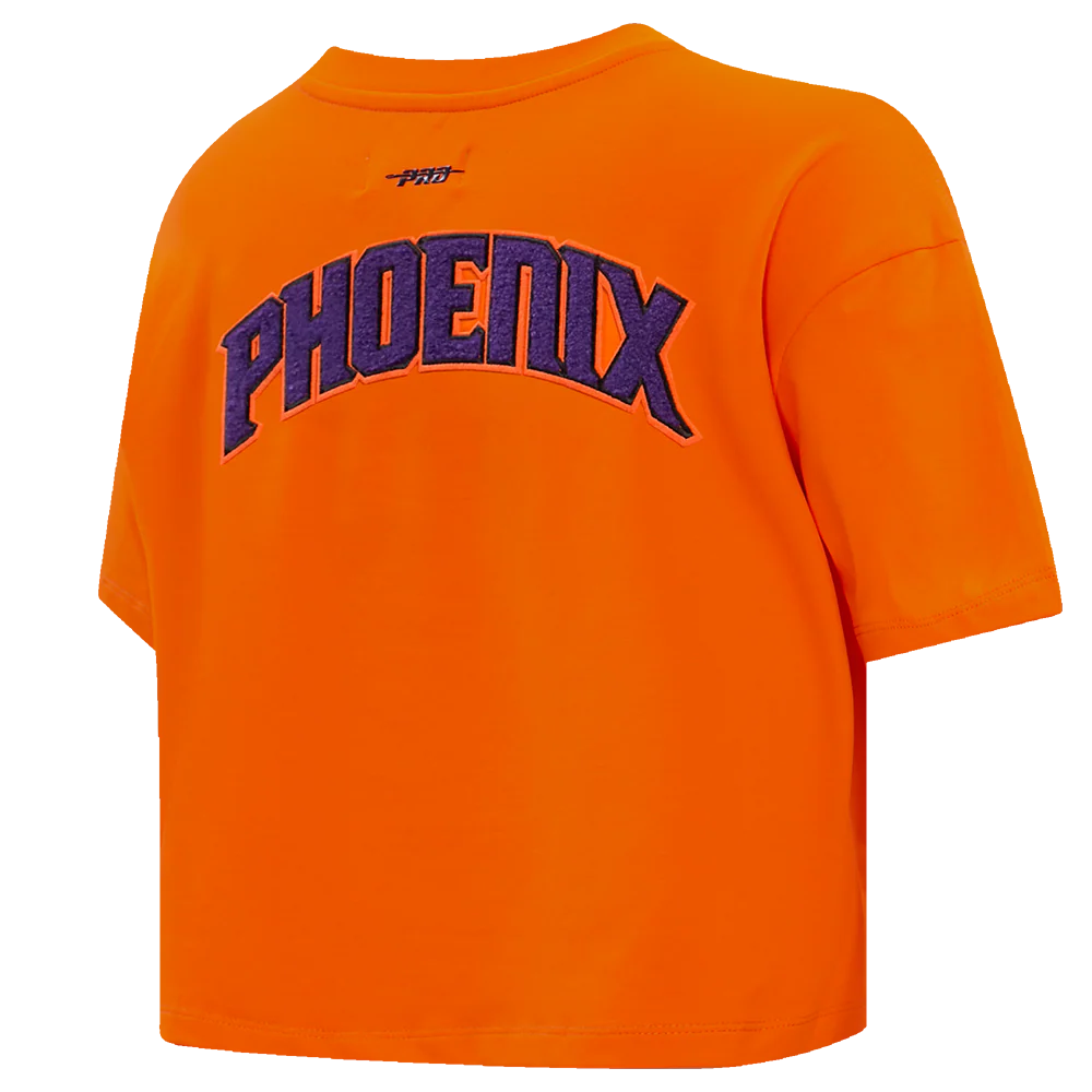 NBA PHOENIX SUNS CLASSIC WOMEN'S BOXY TEE (ORANGE) - Image 3