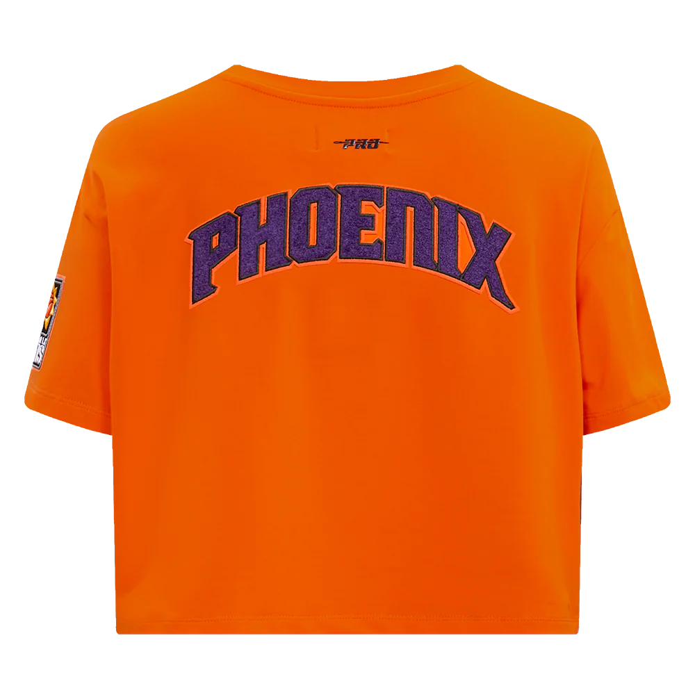 NBA PHOENIX SUNS CLASSIC WOMEN'S BOXY TEE (ORANGE) - Image 4