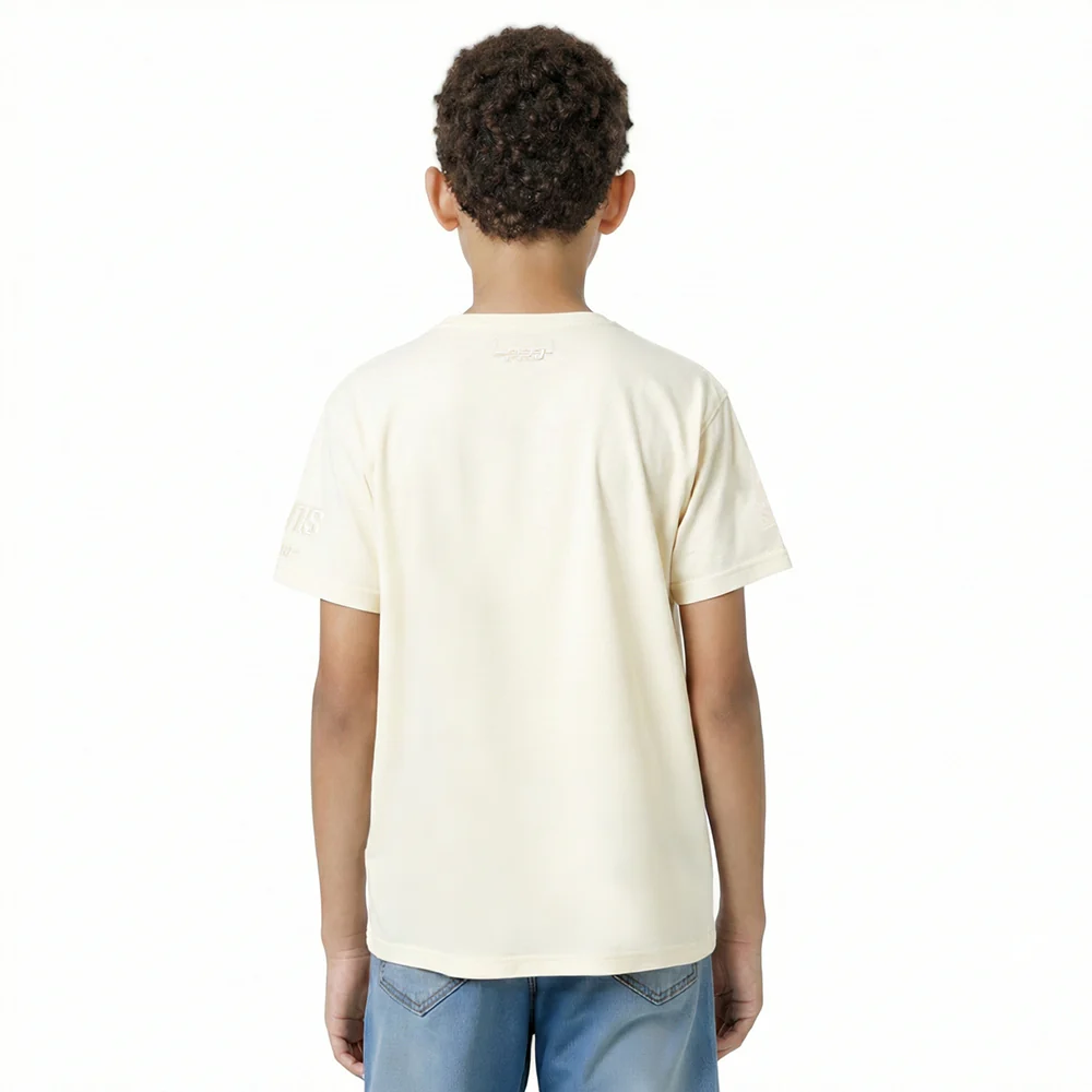 NBA PHOENIX SUNS NEUTRAL BIG BOYS SHORT SLEEVE TEE (EGGSHELL) - Image 2