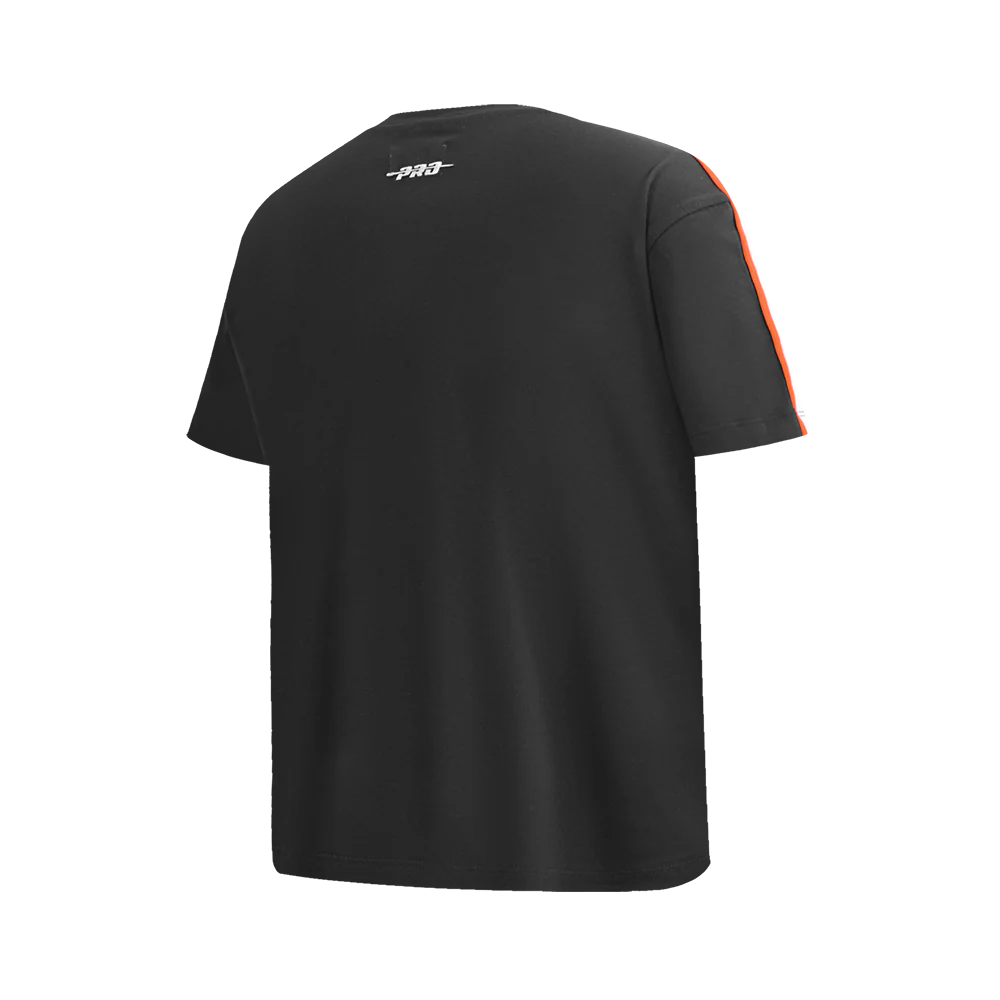 NBA PHOENIX SUNS RETRO CLASSIC SINGLE JERSEY BIG BOYS SINGLE JERSEY TAPING TEE (BLACK/ORANGE) - Image 4