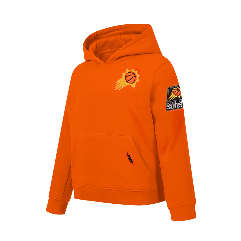 NBA PHOENIX SUNS CLASSIC BIG BOYS FLC PO HOODIE (ORANGE) - Image 2