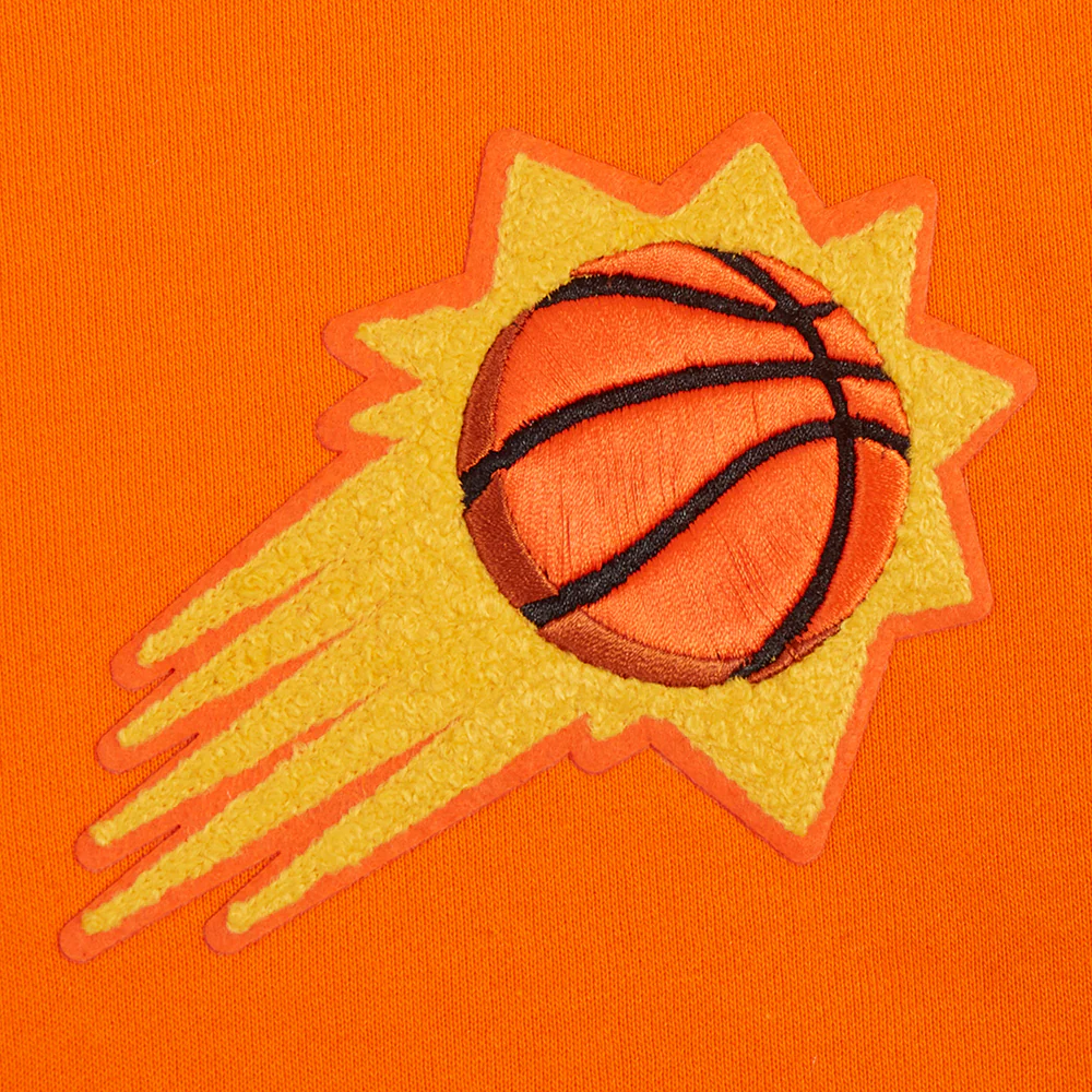 NBA PHOENIX SUNS CLASSIC WOMEN'S FLEECE HOODIE DRESS (ORANGE) - Image 5