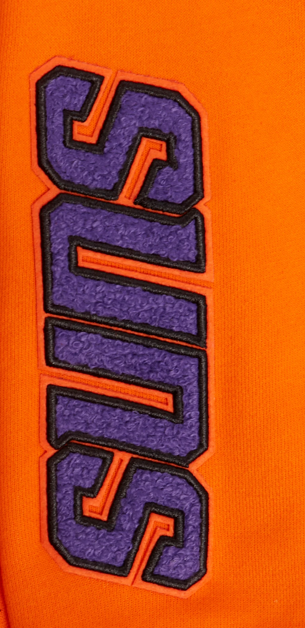 NBA PHOENIX SUNS CLASSIC WOMEN'S FLEECE HOODIE DRESS (ORANGE) - Image 6
