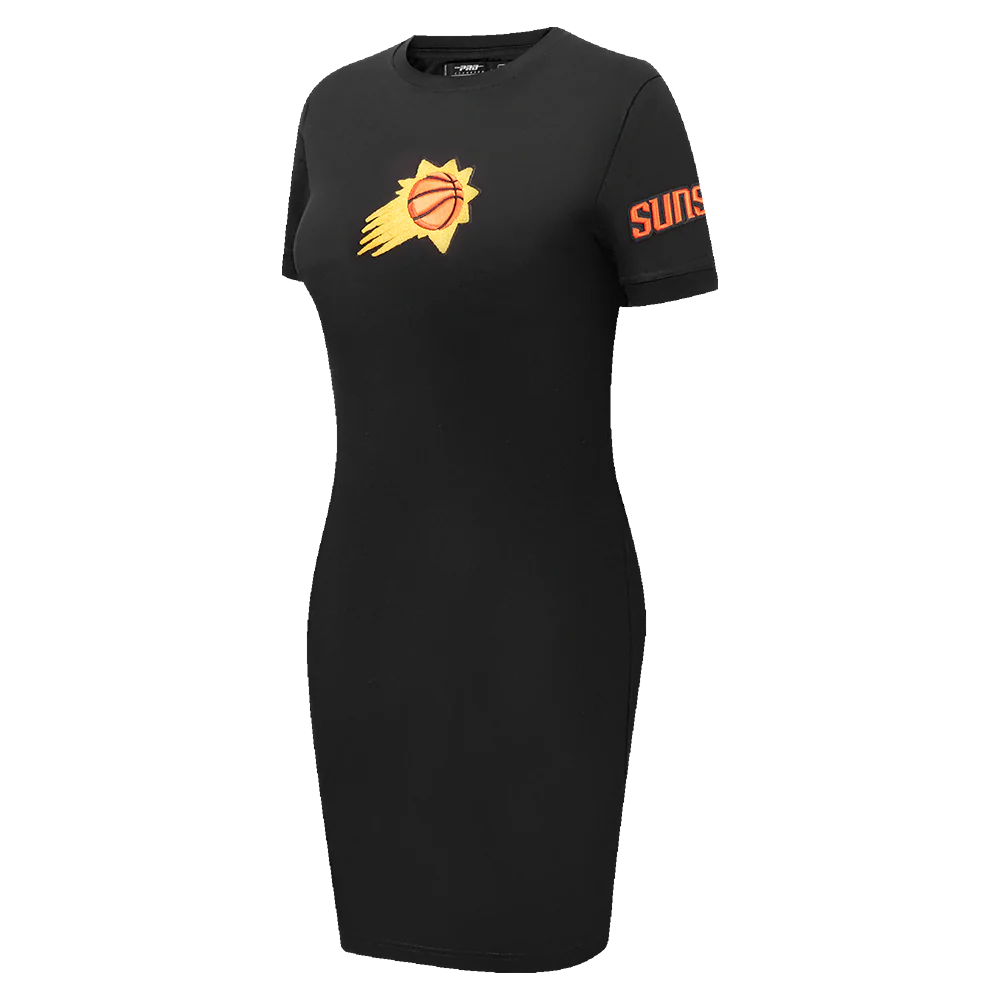 NBA PHOENIX SUNS CLASSIC WOMEN'S BODYCON DRESS (BLACK) - Image 2
