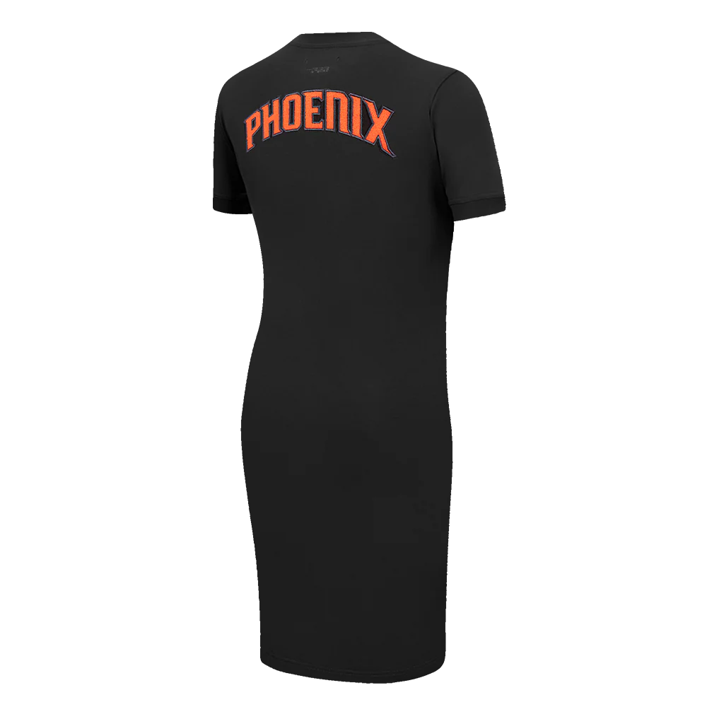 NBA PHOENIX SUNS CLASSIC WOMEN'S BODYCON DRESS (BLACK) - Image 4