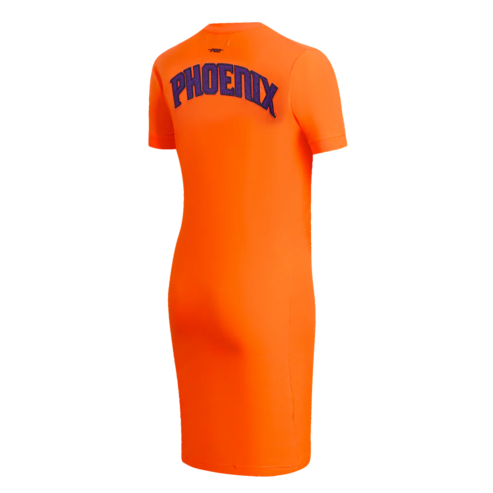 NBA PHOENIX SUNS CLASSIC WOMEN'S BODYCON DRESS (ORANGE) - Image 4