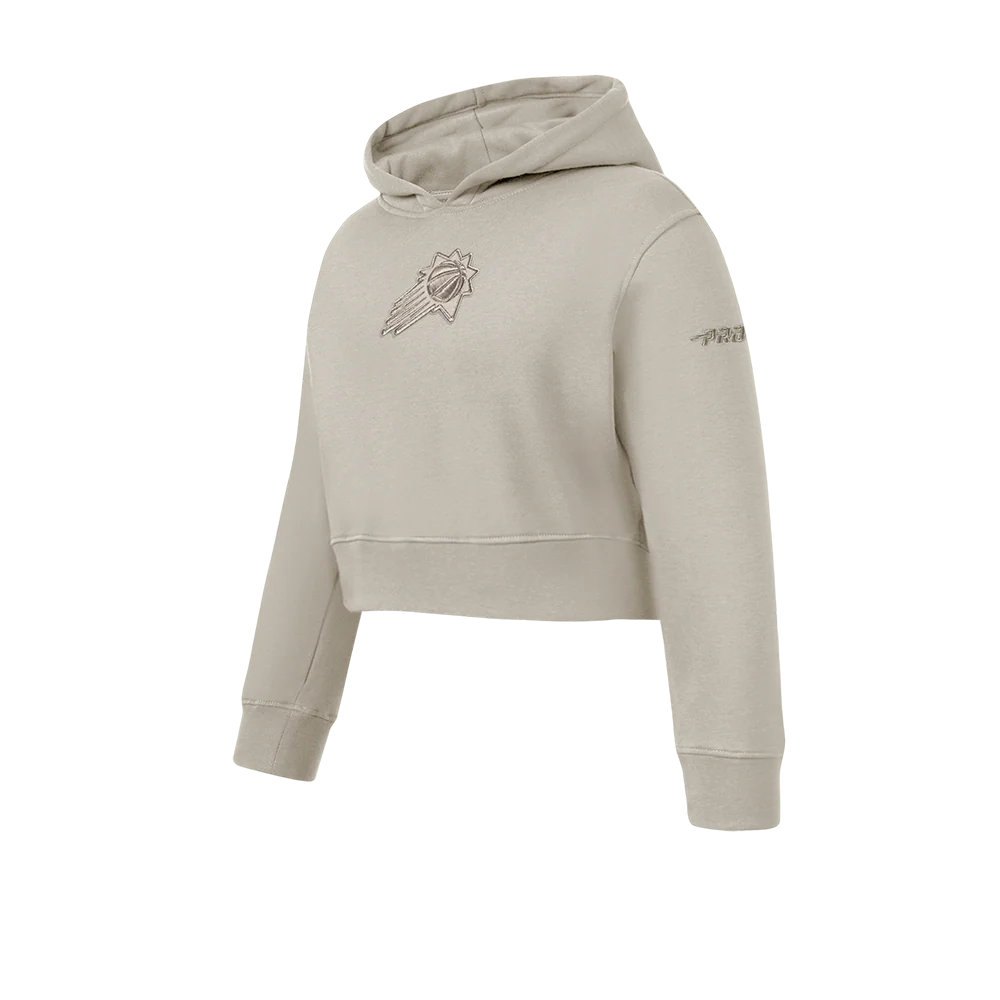 NBA PHOENIX SUNS NEUTRAL BIG GIRLS FLC PO HOODIE (TAUPE) - Image 2