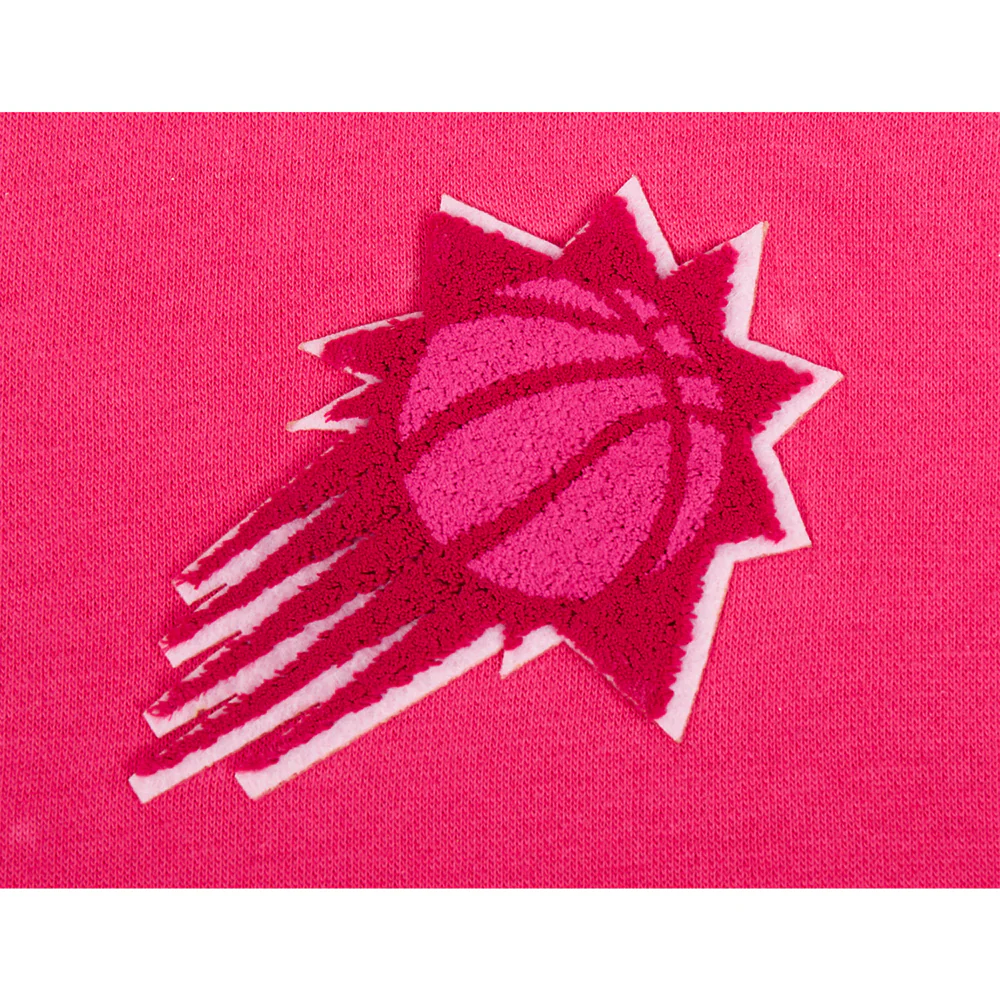 NBA PHOENIX SUNS TRIPLE PINK BIG GIRLS FLC PO HOODIE (BEETROOT PURPLE) - Image 5