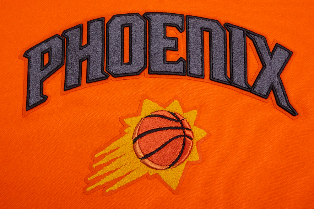 NBA PHOENIX SUNS CLASSIC WOMEN'S PULLOVER HOODIE (ORANGE) - Image 6