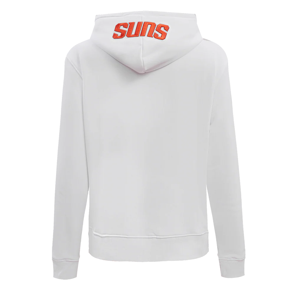 NBA PHOENIX SUNS CLASSIC WOMEN'S PULLOVER HOODIE (WHITE) - Image 3