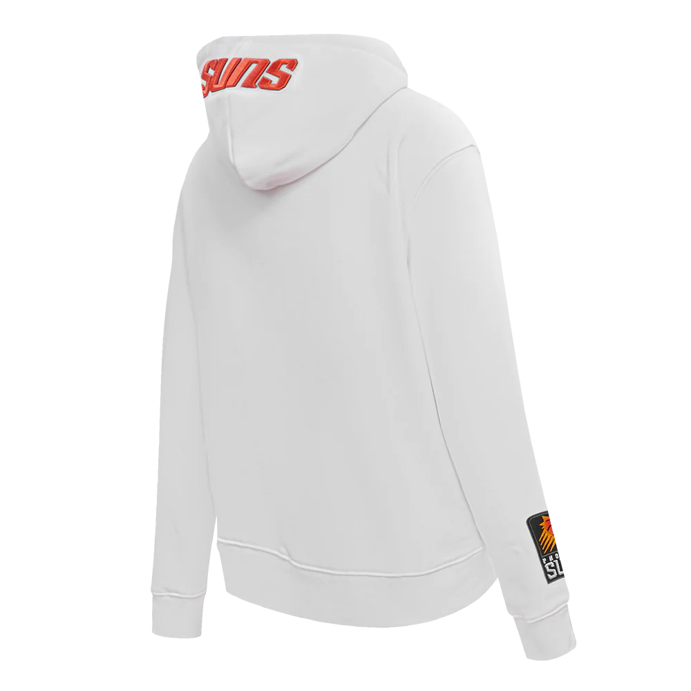 NBA PHOENIX SUNS CLASSIC WOMEN'S PULLOVER HOODIE (WHITE) - Image 4