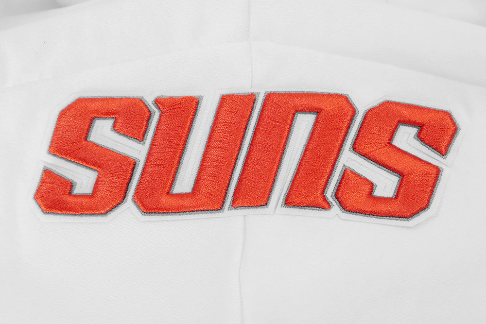 NBA PHOENIX SUNS CLASSIC WOMEN'S PULLOVER HOODIE (WHITE) - Image 5
