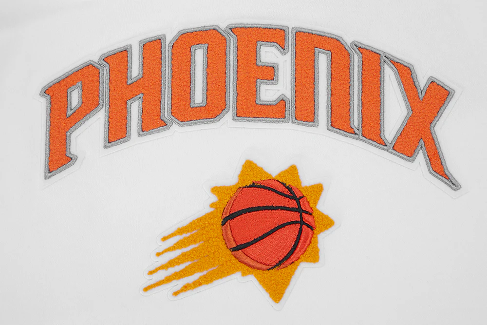 NBA PHOENIX SUNS CLASSIC WOMEN'S PULLOVER HOODIE (WHITE) - Image 6