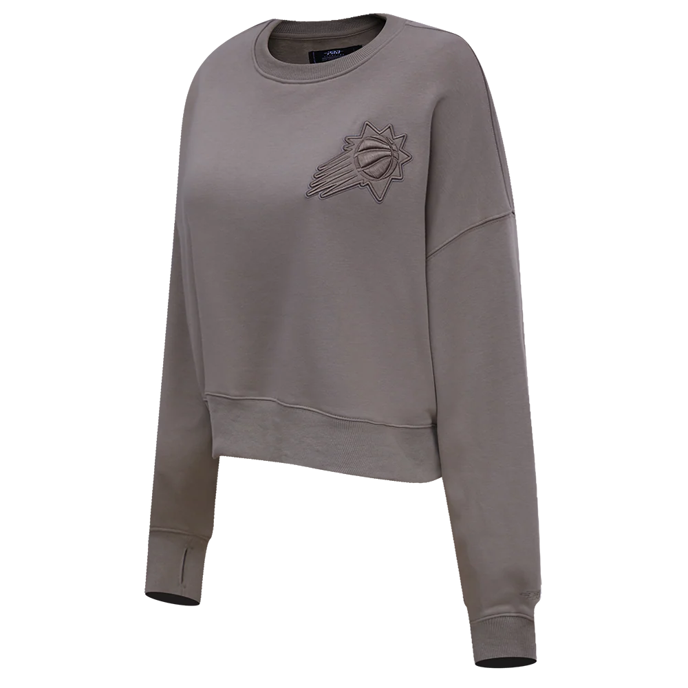 NBA PHOENIX SUNS NEUTRAL WOMEN'S CREWNECK (TAUPE) - Image 4