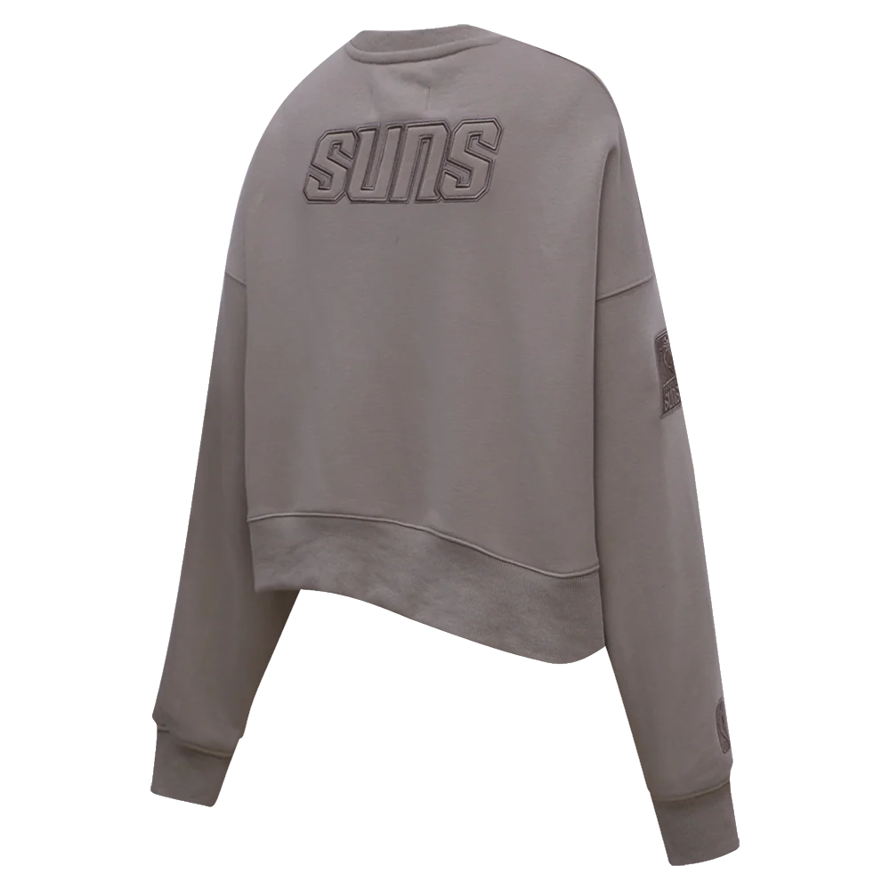 NBA PHOENIX SUNS NEUTRAL WOMEN'S CREWNECK (TAUPE) - Image 5