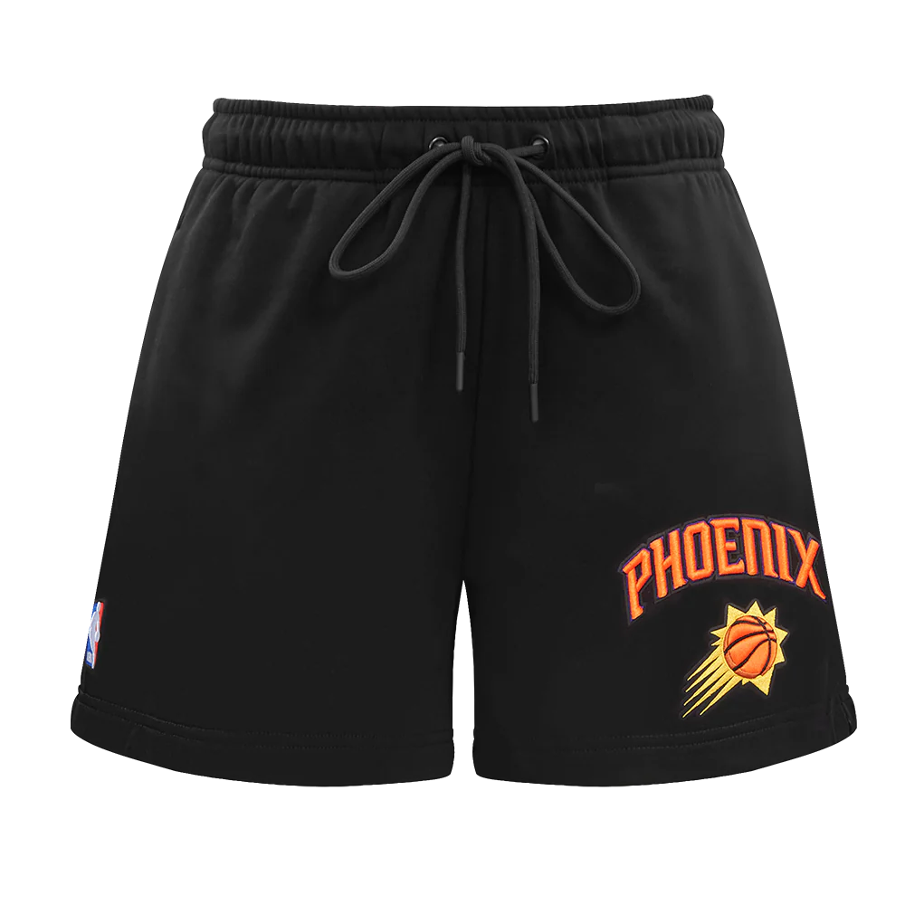 NBA PHOENIX SUNS CLASSIC WOMEN'S FLEECE SHORT (BLACK) - Image 2