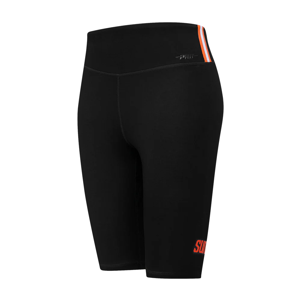 NBA PHOENIX SUNS CLASSIC WOMEN'S COTTON BIKE SHORT (BLACK)