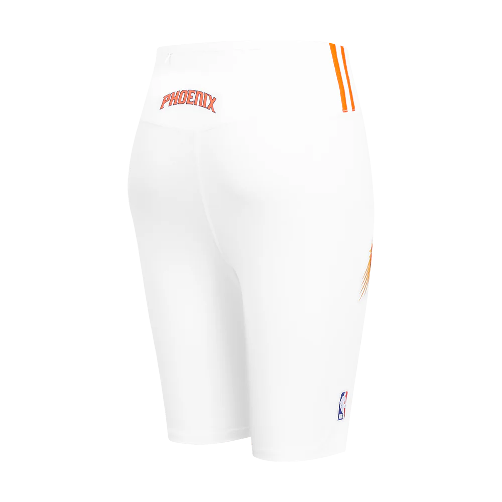NBA PHOENIX SUNS CLASSIC WOMEN'S COTTON BIKE SHORT (WHITE) - Image 3