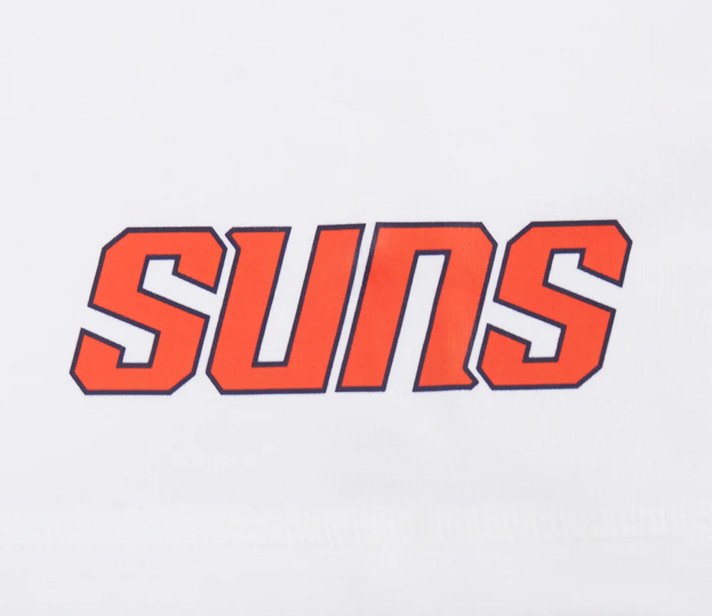 NBA PHOENIX SUNS CLASSIC WOMEN'S COTTON BIKE SHORT (WHITE) - Image 5