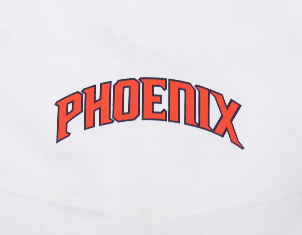 NBA PHOENIX SUNS CLASSIC WOMEN'S COTTON BIKE SHORT (WHITE) - Image 7