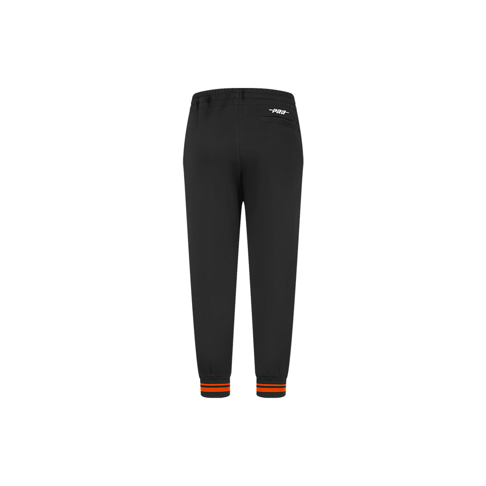 NBA PHOENIX SUNS RETRO CLASSIC LITTLE BOYS RIB FLC SWEATPANT (BLACK/ORANGE) - Image 4