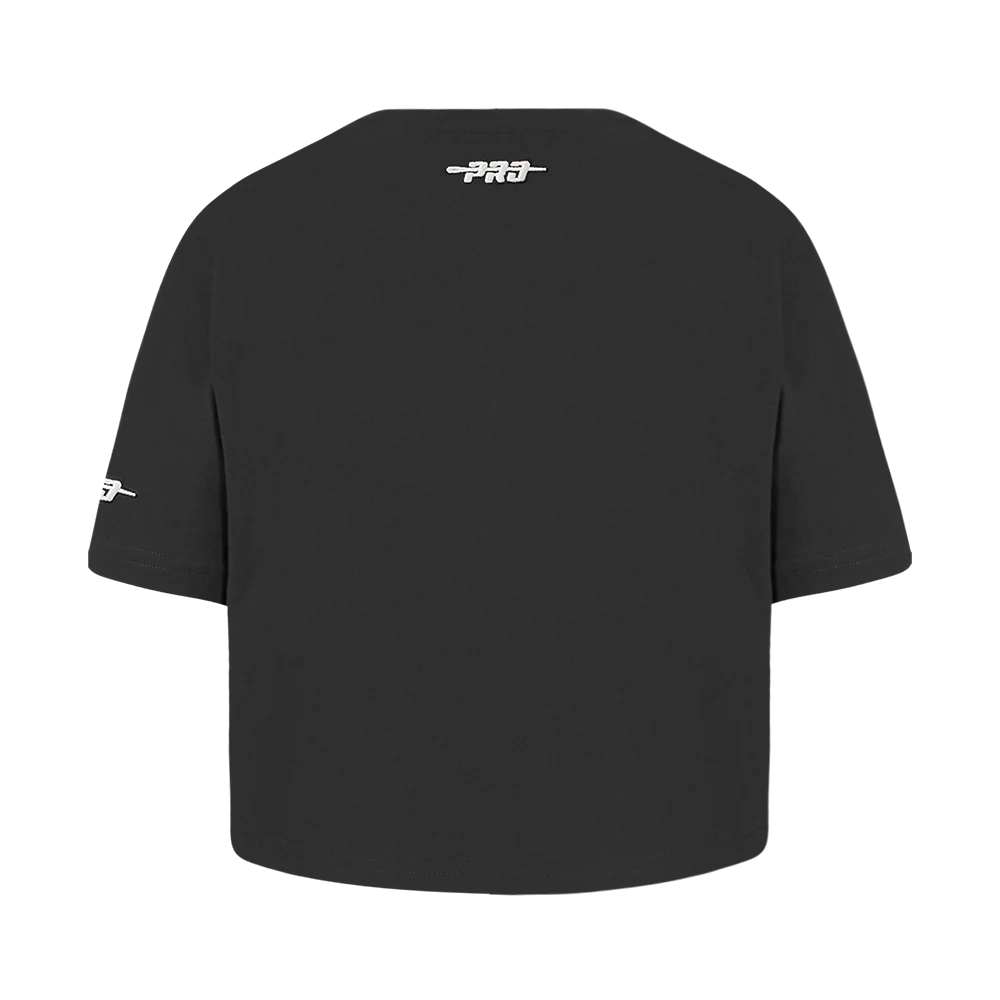 NBA PHOENIX SUNS RETRO CLASSIC TODDLER GIRLS SHORT SLEEVE BOXY TEE (BLACK) - Image 3