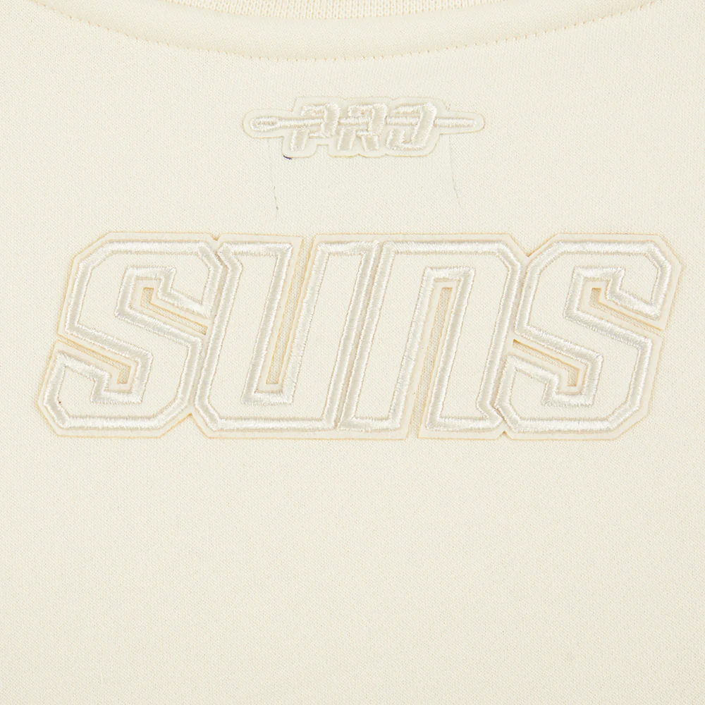 NBA PHOENIX SUNS NEUTRAL TODDLER GIRLS FLEECE CREWNECK (EGGSHELL) - Image 5