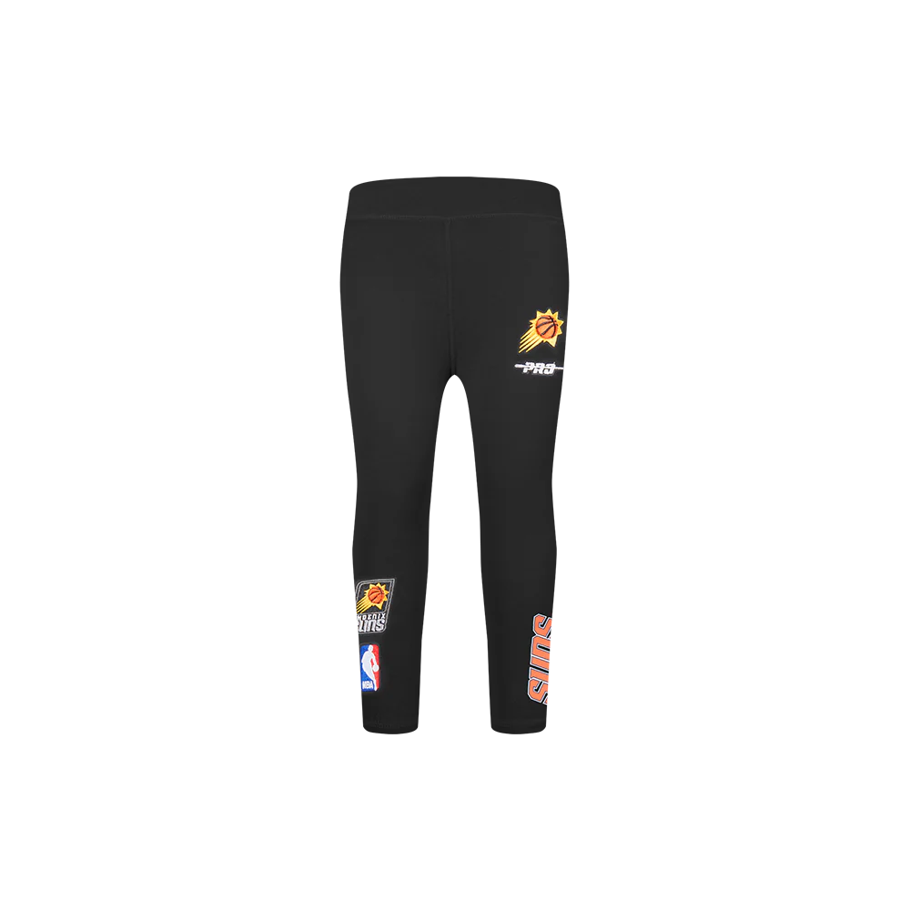 NBA PHOENIX SUNS CLASSIC TODDLER GIRLS LEGGING (BLACK) - Image 2