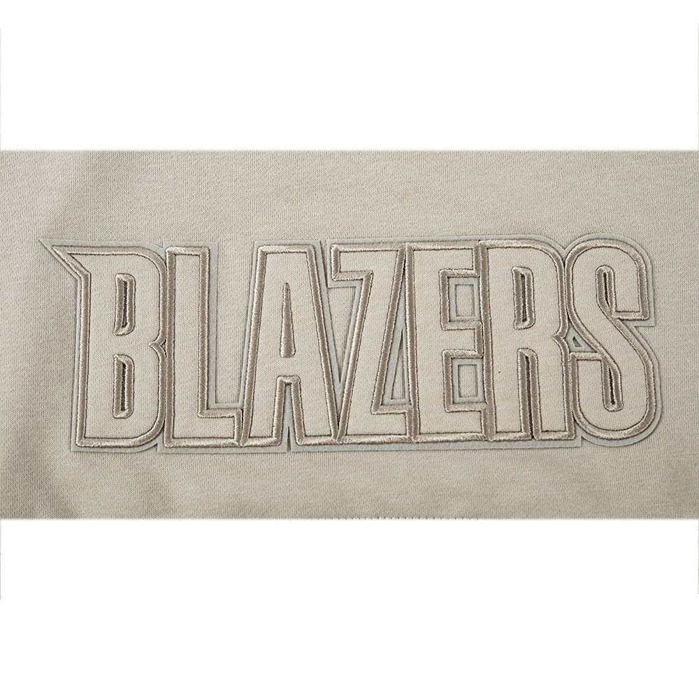 NBA PORTLAND TRAIL BLAZERS NEUTRAL BIG GIRLS FLC PO HOODIE (TAUPE) - Image 5