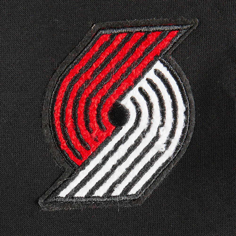 NBA PORTLAND TRAIL BLAZERS CLASSIC TODDLER BOYS FLEECE PULLOVER HOODIE (BLACK) - Image 6