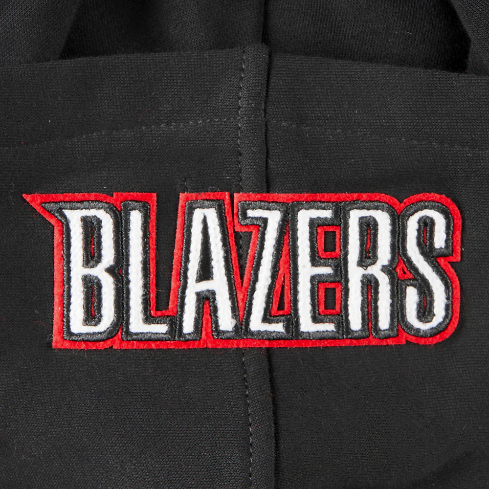NBA PORTLAND TRAIL BLAZERS CLASSIC TODDLER BOYS FLEECE PULLOVER HOODIE (BLACK) - Image 7