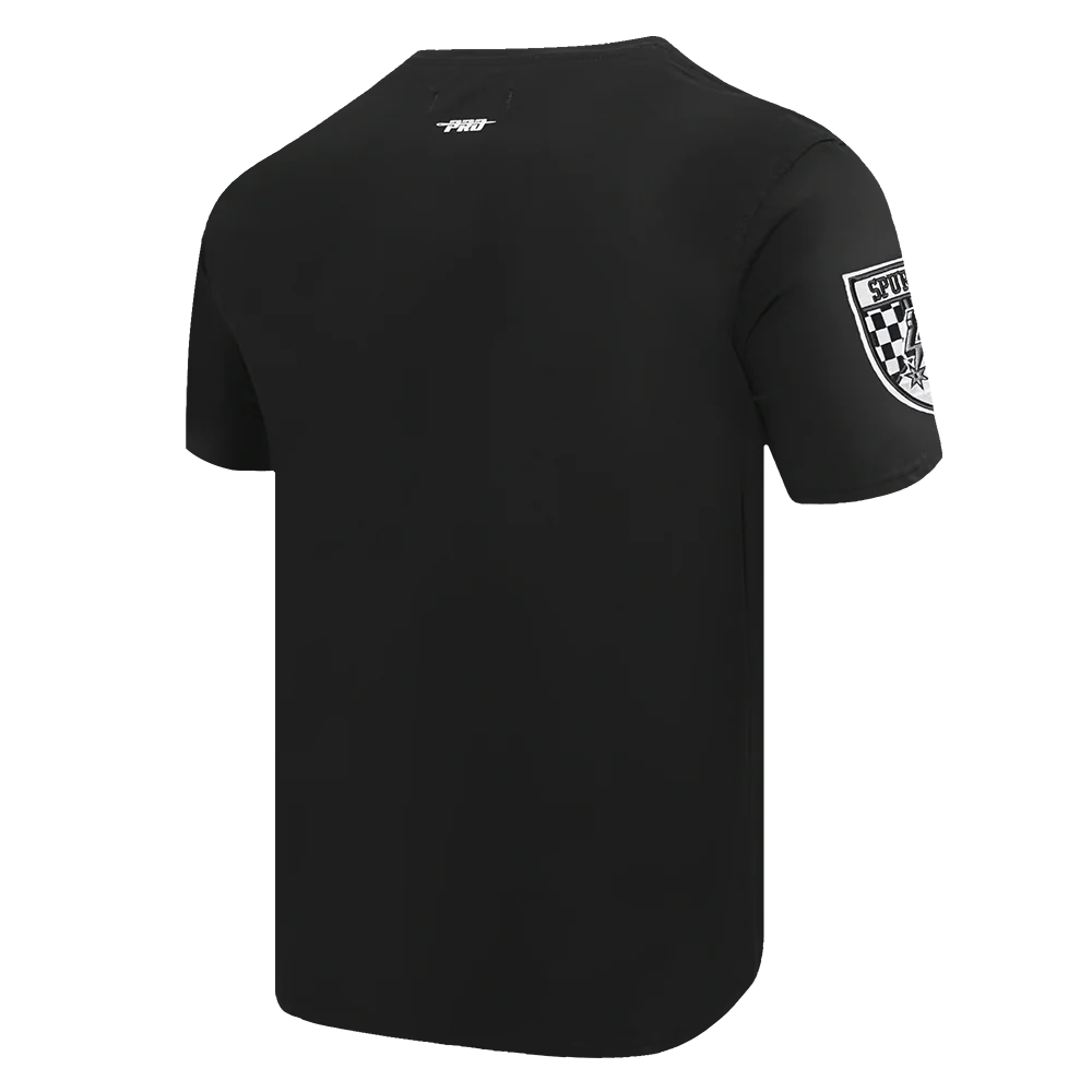 NBA SAN ANTONIO SPURS FASTLANE MEN'S S/S TEE (BLACK) - Image 4