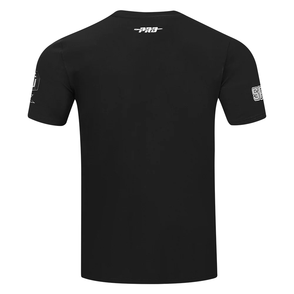 NBA SAN ANTONIO SPURS MASHUP MEN'S TEE (BLACK) - Image 3